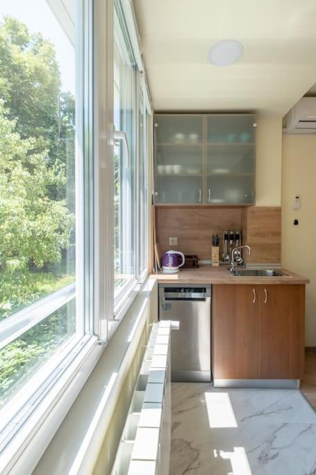 Top Location, Brand New 3 Bdrm Apt & Free Parking 索菲亞 外观 照片